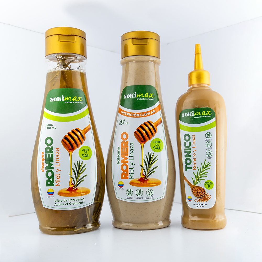 Kit de Romero Miel y Linaza 500 Ml